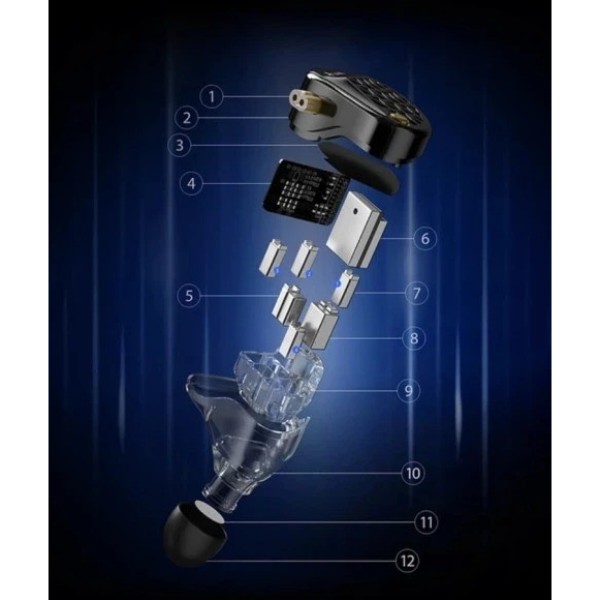 Фото - Наушники вкладыши проводные Knowledge Zenith AM16 Balanced Version Black Mic