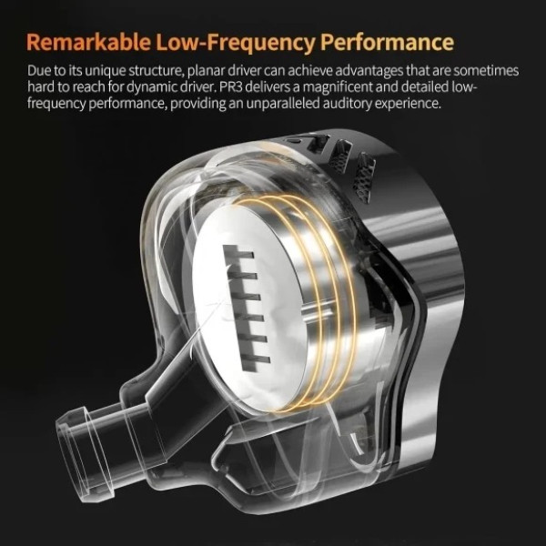 Фото - Навушники вкладиші дротові Knowledge Zenith PR3 Black Mic