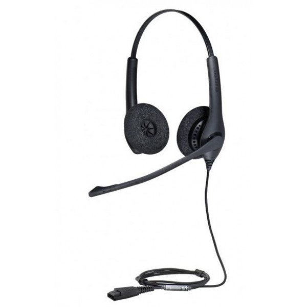 Фото - Гарнітура дротова Jabra Biz 1500 Duo QD Black (1519-0154)