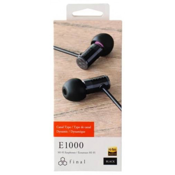 Фото - Навушники вкладиші дротові Final Audio E1000 Black