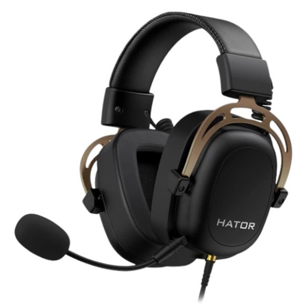 Фото - Гарнитура проводная игровая Hator Hypergang 2 (HTA-916) Gold Edition