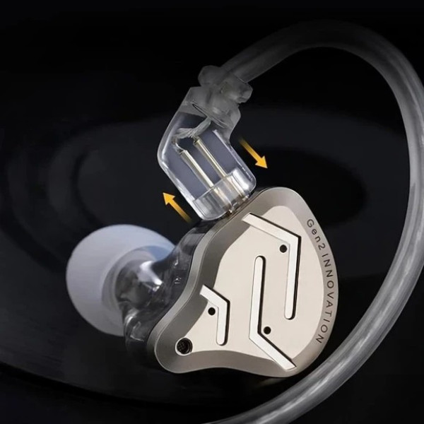 Фото - Навушники вкладиші дротові Knowledge Zenith ZSN Pro 2 Mic Gold