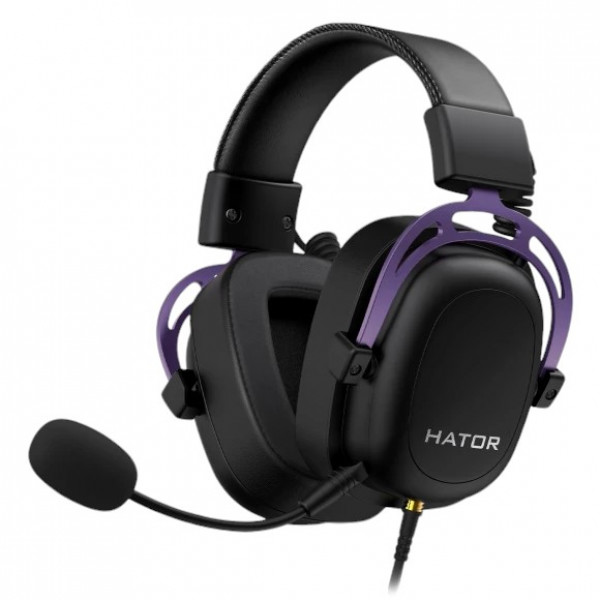 Фото - Гарнітура дротова ігрова Hator Hypergang 2 (HTA-914) Lavander Edition
