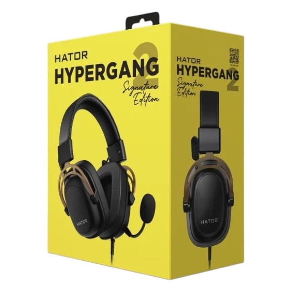Фото - Гарнитура проводная игровая Hator Hypergang 2 (HTA-916) Gold Edition