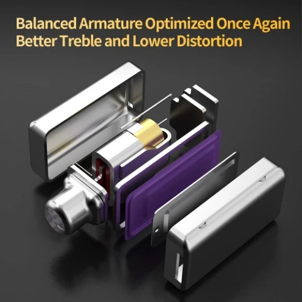 Фото - Навушники вкладиші дротові Knowledge Zenith ZSN Pro 2 Mic Silver