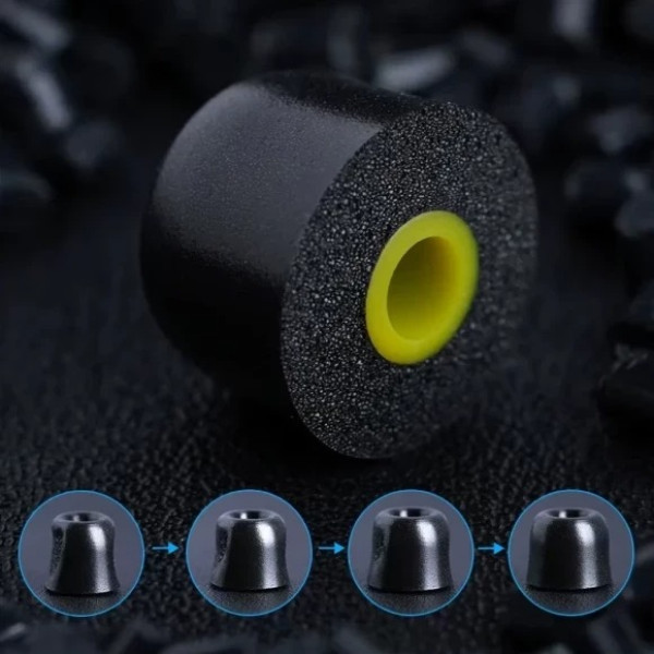 Фото - Амбушюр для наушников Knowledge Zenith FT01 Memory Foam (3 pairs) Black