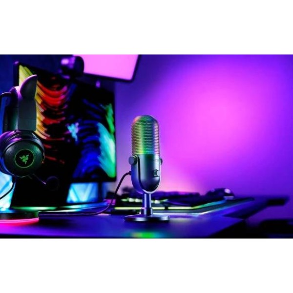 Фото - Мікрофон до комп'ютера дротовий Razer Seiren V3 Chroma (RZ19-05060100-R3M1)