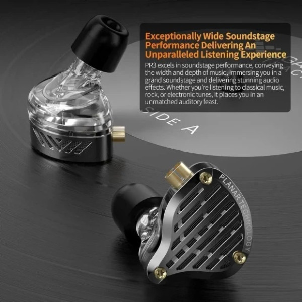 Фото - Навушники вкладиші дротові Knowledge Zenith PR3 Black Mic