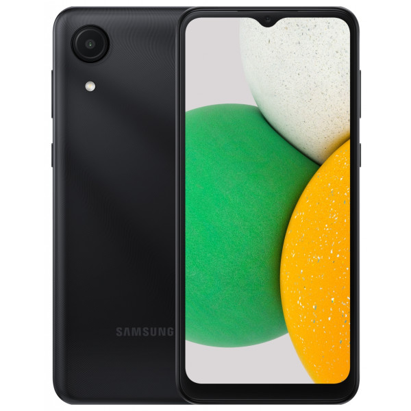 Фото - Смартфон Samsung Galaxy A03 Core 2/32Gb Ceramic Black (SM-A032FCKDSEK)