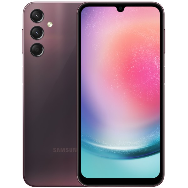 Фото - Смартфон Samsung Galaxy A24 6/128Gb Dark Red (SM-A245FDRVSEK)