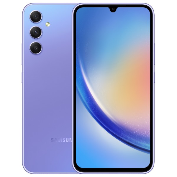 Фото - Смартфон Samsung Galaxy A34 5G 6/128Gb Light Violet (SM-A346ELVASEK)