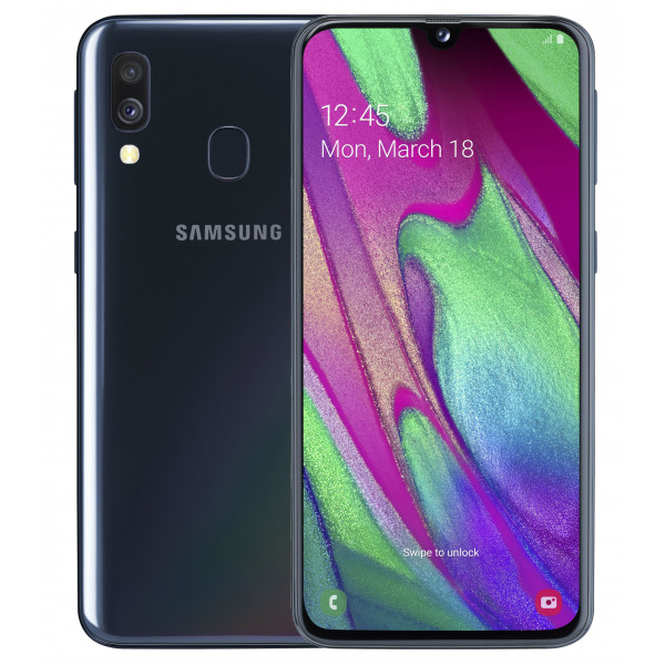 Фото - Смартфон Samsung Galaxy A40 64Gb Black (SM-A405FZKD)