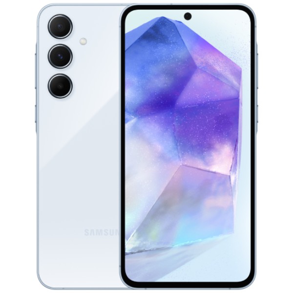 Фото - Смартфон Samsung Galaxy A55 5G 8/256Gb Awesome Iceblue (SM-A556BLBCEUC)