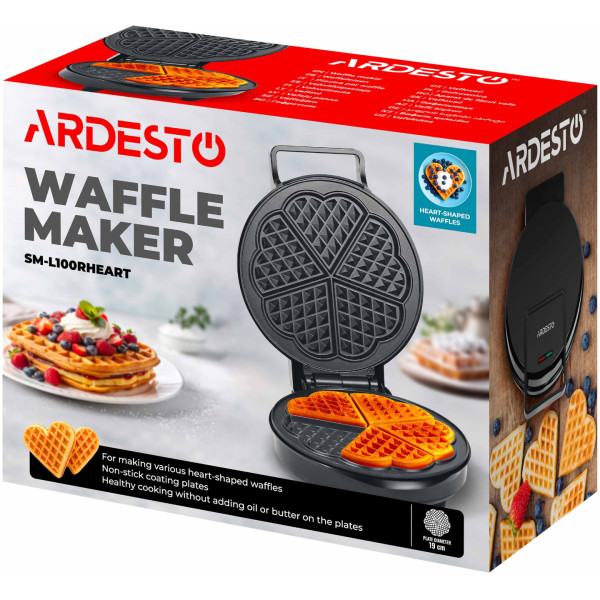 Фото - Вафельниця ARDESTO SM-L100RHEART
