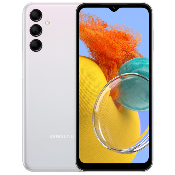 Фото - Смартфон Samsung Galaxy M14 5G 4/128Gb Silver (SM-M146BZSVSEK) Фото - Смартфон Samsung Galaxy M14 5G 4/128Gb Silver (SM-M146BZSVSEK)