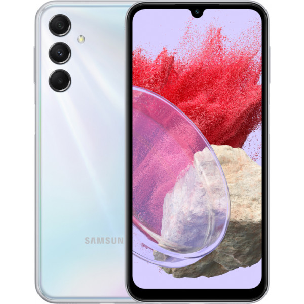 Фото - Смартфон Samsung Galaxy M34 5G 8/128Gb Silver (SM-M346BZSGSEK)