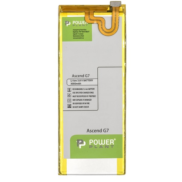 Фото - Аккумулятор для мобильного телефона PowerPlant Huawei Ascend G7 (HB3748B8EBC) 3000mAh (SM150120)