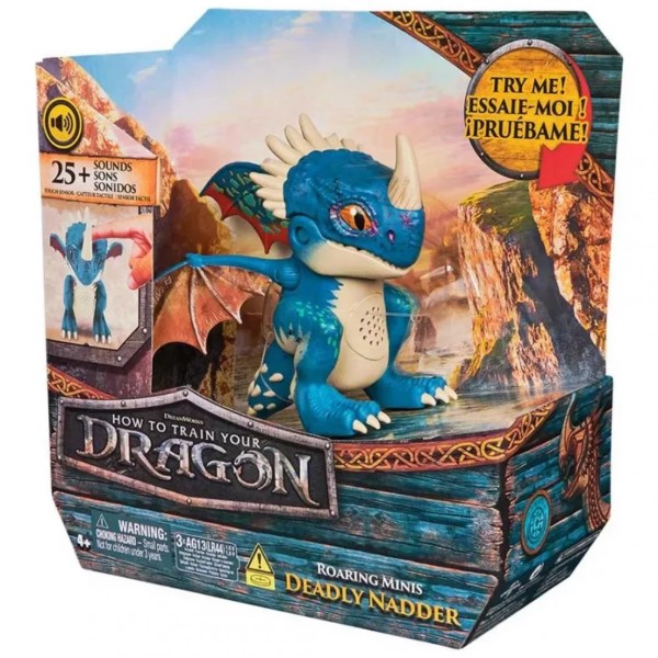Фото - Интерактивное животное Dragons Как приручить дракона: дракон Вертлявый Верт (10см) (SM66676/6072696)