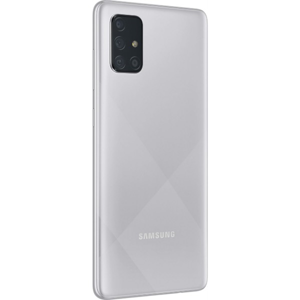 Фото - Смартфон Samsung Galaxy A71 6/128Gb HazeCrush Silver (SM-A715FMSU)