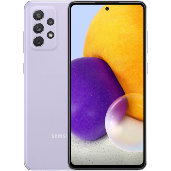 Фото - Смартфон Samsung Galaxy A72 6/128Gb Light Violet (SM-A725FLVDSEK)
