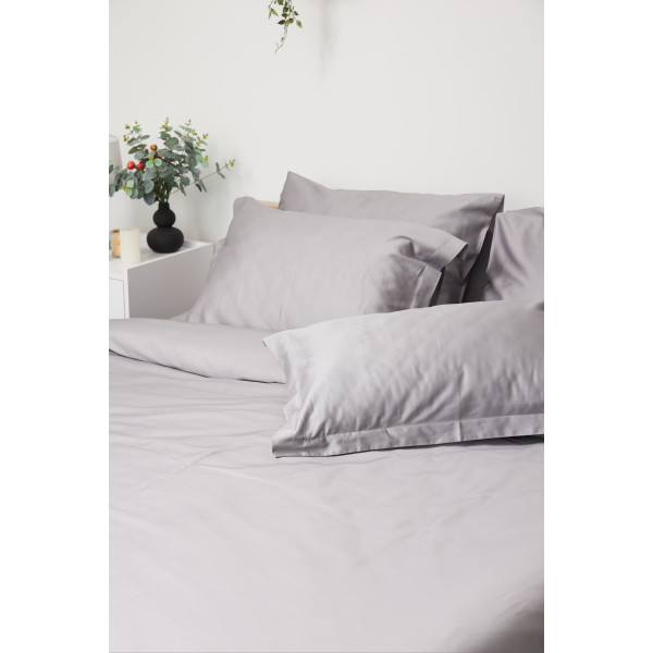 Фото - Комплект постільної білизни Moon&Star King Size 220x240 Smoke Satin Premium (MS-820000422)