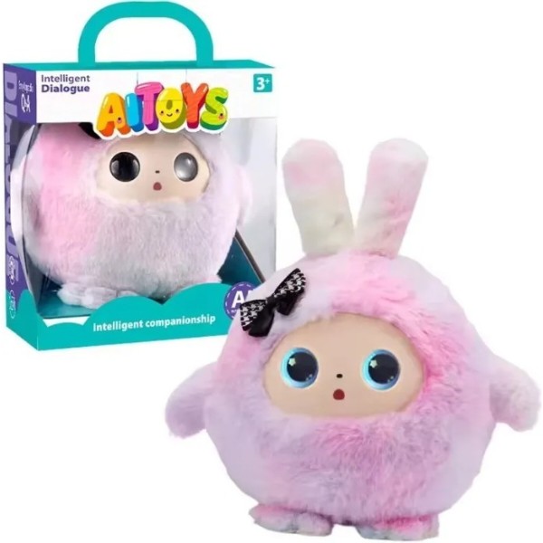 Фото - Интерактивное животное Smart Baby AI TOYS Зайченок Pink (001012782694)
