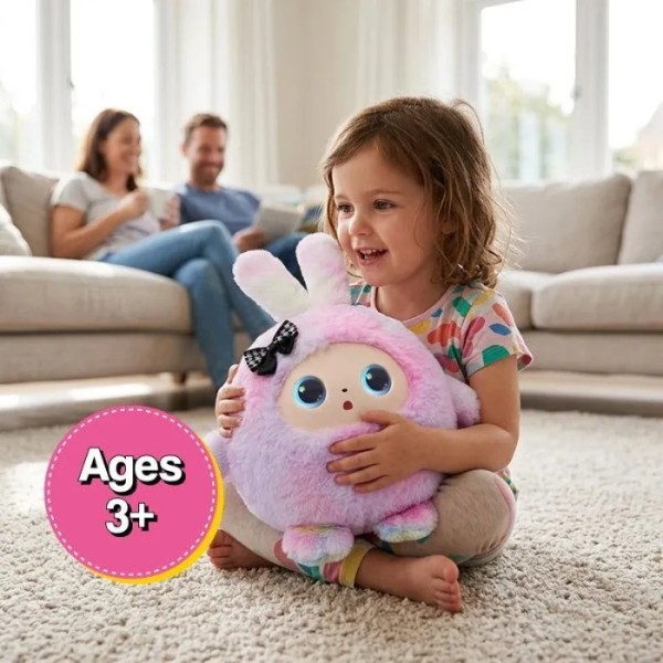 Фото - Интерактивное животное Smart Baby AI TOYS Зайченок Pink (001012782694)