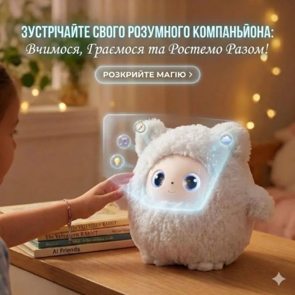 Фото - Интерактивное животное Smart Baby AI TOYS Медвежонок white (001012782700)