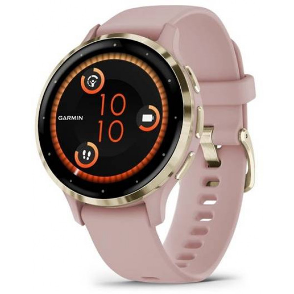 Фото - Смарт-годинник Garmin Venu 3S Dust Rose+Soft Gold (010-02785-03)