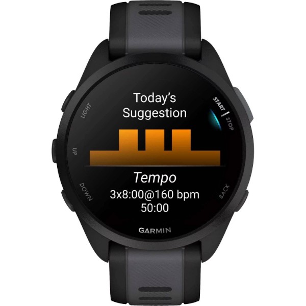 Фото - Смарт-часы Garmin Forerunner 165 GPS Black/Slate Grey (010-02863-20)