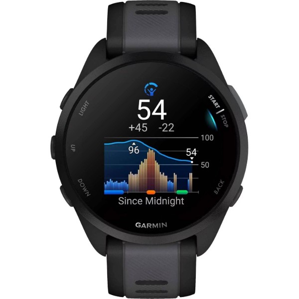 Фото - Смарт-часы Garmin Forerunner 165 GPS Black/Slate Grey (010-02863-20)
