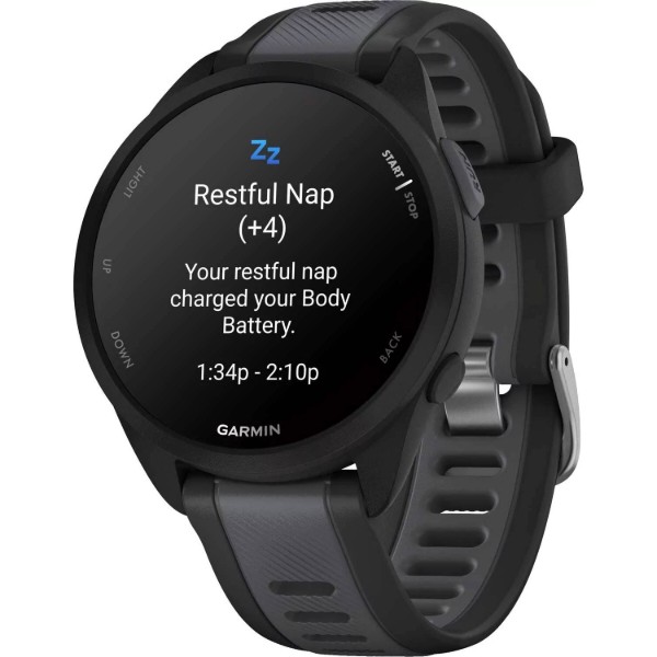 Фото - Смарт-часы Garmin Forerunner 165 GPS Black/Slate Grey (010-02863-20)