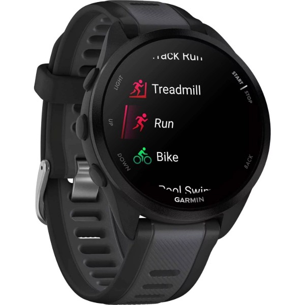 Фото - Смарт-часы Garmin Forerunner 165 GPS Black/Slate Grey (010-02863-20)