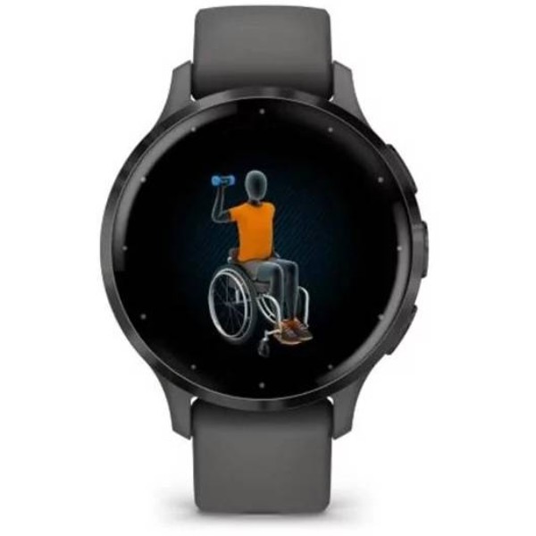 Фото - Смарт-годинник Garmin Venu 3S Pebble Gray + Slate (010-02785-00)