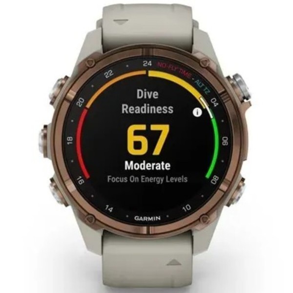Фото - Смарт-часы Garmin Descent Mk3i 43mm Bronze Titanium (010-02753-14)
