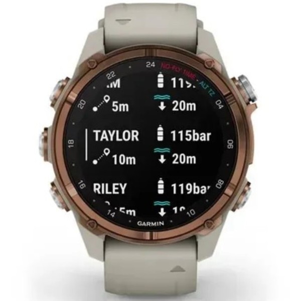 Фото - Смарт-часы Garmin Descent Mk3i 43mm Bronze Titanium (010-02753-14)