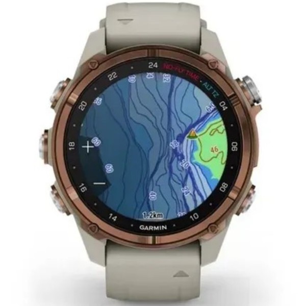 Фото - Смарт-часы Garmin Descent Mk3i 43mm Bronze Titanium (010-02753-14)