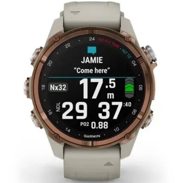 Фото - Смарт-часы Garmin Descent Mk3i 43mm Bronze Titanium (010-02753-14)