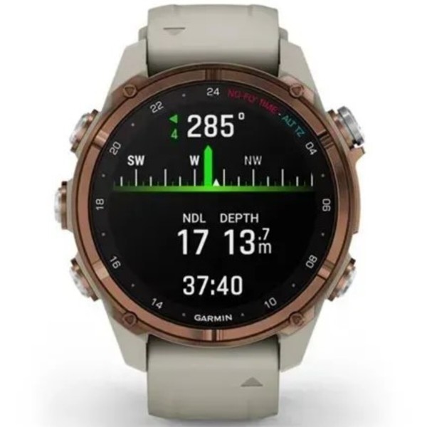Фото - Смарт-часы Garmin Descent Mk3i 43mm Bronze Titanium (010-02753-14)