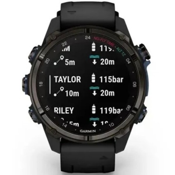 Фото - Смарт-годинник Garmin Descent Mk3i 43mm Carbon Grey (010-02753-11)