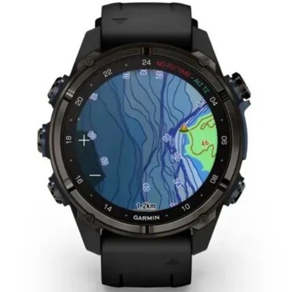 Фото - Смарт-годинник Garmin Descent Mk3i 43mm Carbon Grey (010-02753-11)