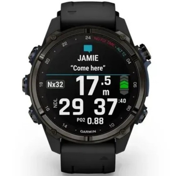 Фото - Смарт-годинник Garmin Descent Mk3i 43mm Carbon Grey (010-02753-11)