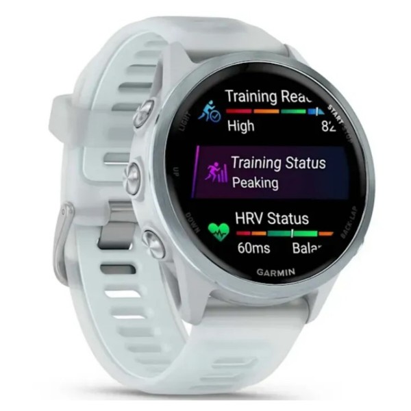 Фото - Смарт-часы Garmin Forerunner 570 42 mm Whitestone/Cloud Blue (010-02970-01)