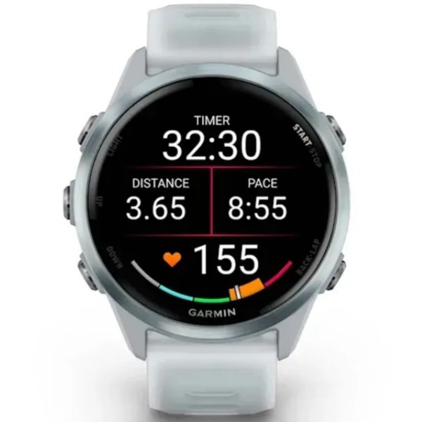 Фото - Смарт-часы Garmin Forerunner 570 42 mm Whitestone/Cloud Blue (010-02970-01)