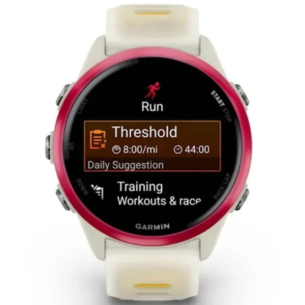 Фото - Смарт-годинник Garmin Forerunner 570 42 mm Bone/Raspberry/Mango (010-02970-02)