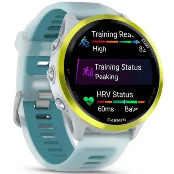 Фото - Смарт-часы Garmin Forerunner 570 - 47MM Whitestone/Amp Yellow (010-02971-01)