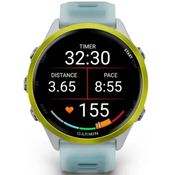 Фото - Смарт-часы Garmin Forerunner 570 - 47MM Whitestone/Amp Yellow (010-02971-01)