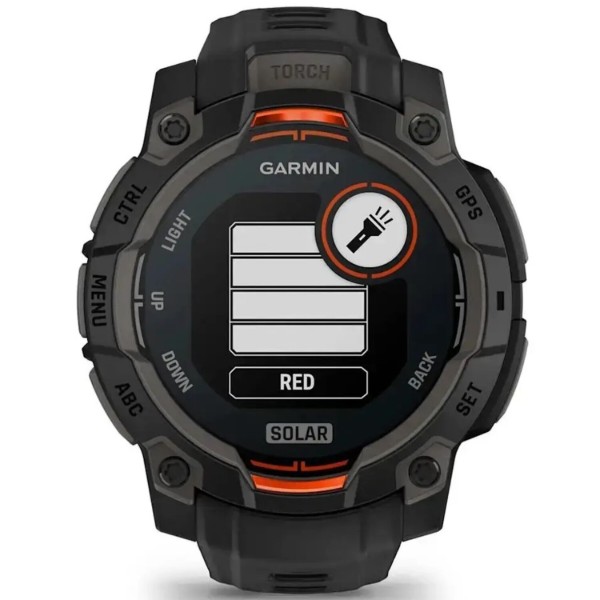 Фото - Смарт-годинник Garmin Instinct 3, 45mm, Solar, Black Bezel with Black Band (010-02934-00)