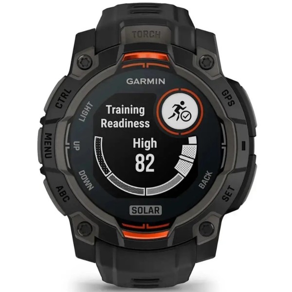 Фото - Смарт-годинник Garmin Instinct 3, 45mm, Solar, Black Bezel with Black Band (010-02934-00)