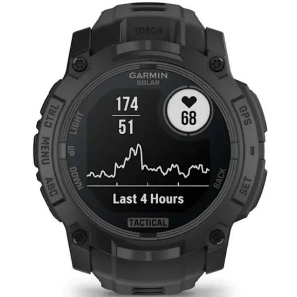 Фото - Смарт-часы Garmin Instinct 3 Tactical Solar 50 mm Black (010-02935-50)
